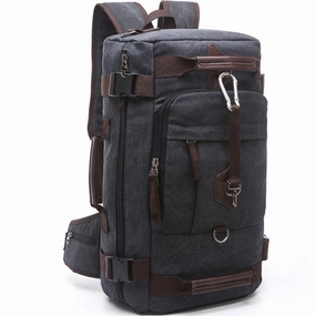 Luodun 2018 New Arrival Anvas Leather Men Travel Bags Carry On Luggage Bags Men Duffel Bags Exclusive Holiday Deal Instant Savings Deal