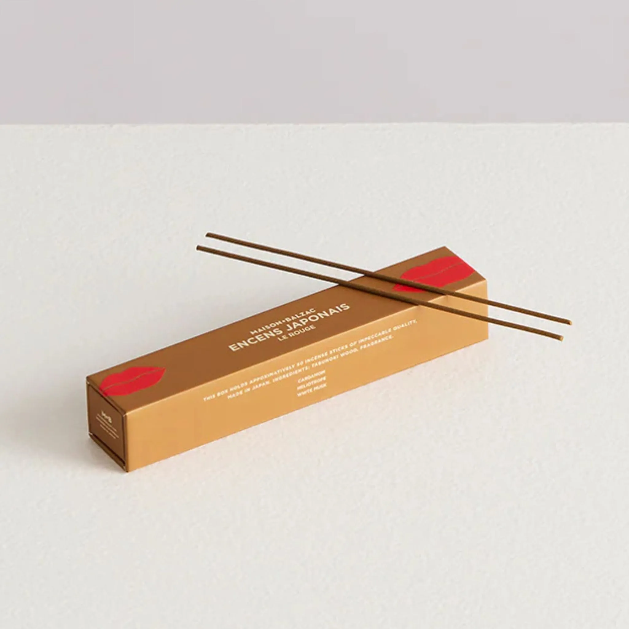 MAISON BALZAC Incense Sticks, Encens Japonais, Le Rouge (Set of 50)