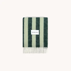 MAISON DEUX Candy Wrap Blanket, 130x200cm, Green/Sage