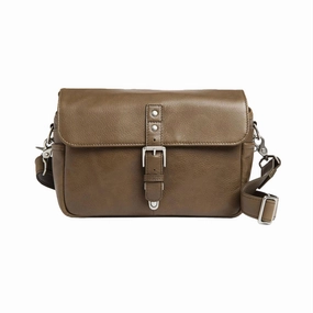 Ona Bowery Messenger Bag, Leather - Pebbled Olive Instant Discount