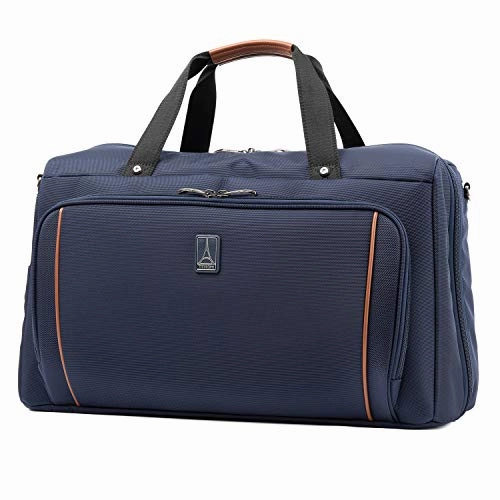 Exclusive Holiday Deal Trendy Picks Today Travelpro Crew Versapack Weekender Carry-On Duffel Bag W/Suiter, Patriot Blue, One Size