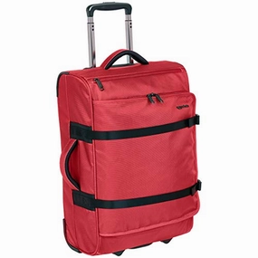 Amazonbasics Francis Wheeled Duffel, Red Limited Time Hot Deal