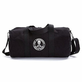 Shop Smart Deals Today Only Offer 2Nd Amendment Homeland Security Sport Heavyweight Canvas Duffel Bag In Black & White, Medium