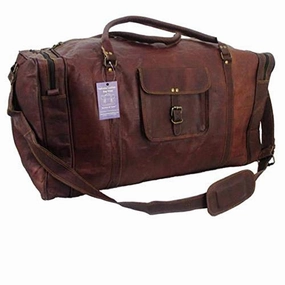 Flash Deal Alert Special Occasion Discount Large Leather Duffel Travel Luggage Overnight Sports Duffel Bag For Men