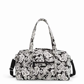 Vera Bradley Women'S Signature Cotton Medium Travel Duffel Bag, Bedford Blooms, One Size Weekend Specials