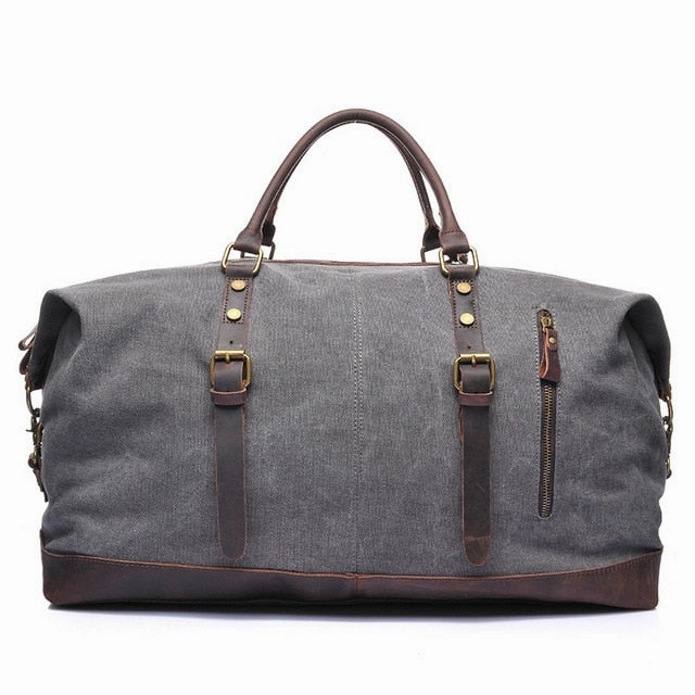 Big Clearance Event Shop Now Save Melodycollection Canvas Leather Men Travel Bags Carry On Luggage Bags Men Duffel Tote Large