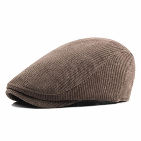 Men' Fashion Winter Beret Hats - Khaki,Black,Dark Blue,Coffee Steal Todays Offer