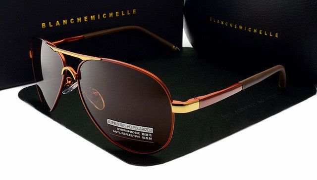 Limited Time Sale Men'S Aviators/Pilot Polarized Sunglasses Brand Summer Fashion 2017
