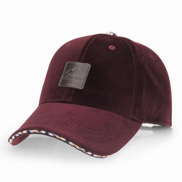 Men'S Fashion Baseball Cap - Brown,Wine Red,Black,Dark Blue Todays Special Savings Dont Wait Save