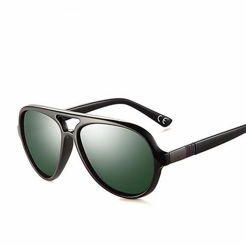 Save More Online Men'S Oval Frame Polarized Sunglasses - Black,Blue Smoke,Matte Black,Brown