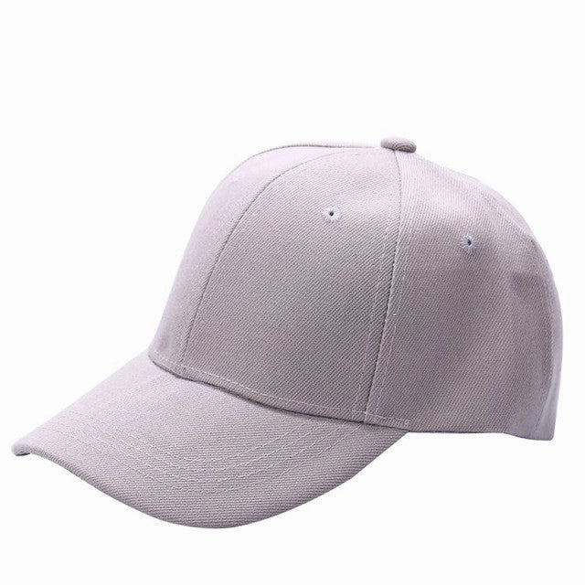 Limited Stock Hot Deal Hot Discount Deal Men'S Plain Solid Color Adjustable Baseball Hats Curved Visor