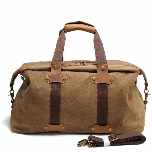 Men'S Travel Bags Casual Canvas Carry On Luggage Bags Male Duffel Bags Travel Tote Large Weekend Perfect Gift Offer