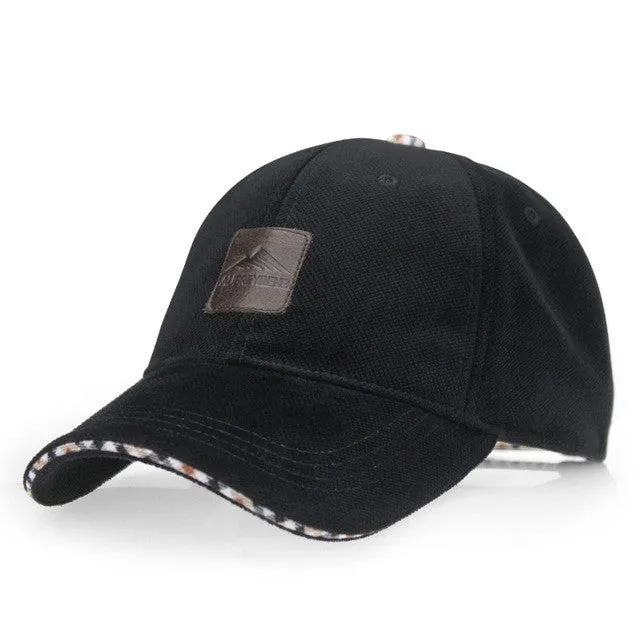 Men'S Fashion Baseball Cap - Brown,Wine Red,Black,Dark Blue Todays Steal