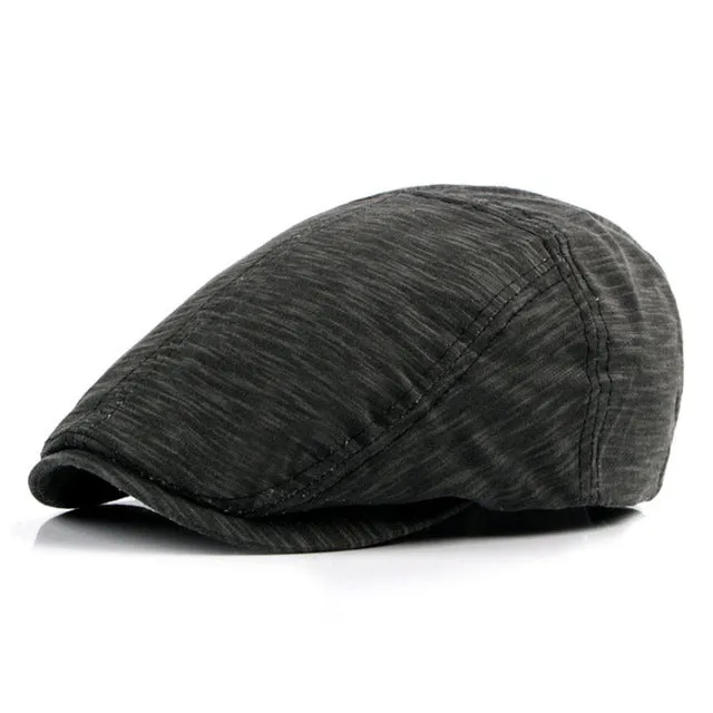 Instant Savings Deal Men'S Fashion Beret Hats - Navy Blue,Light Gray,Khaki,Dark Blue,Black,Red