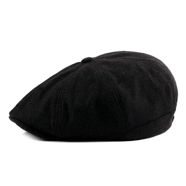 Men'S Fashion Winter Beret Hat - Black,Dark Gray,Blue Plaid,Light Gray Hot Pick Sale