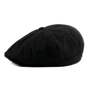 Men'S Fashion Winter Beret Hat - Black,Dark Gray,Blue Plaid,Light Gray Hot Pick Sale