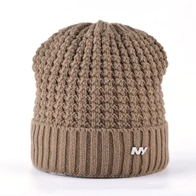 Men'S Knitted Winter Beanie - Black,Red,Gray,Khaki,Blue Big Hot Sale Flash Sale Now