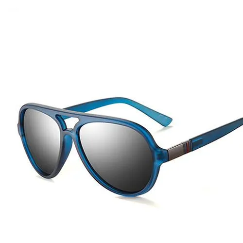 Men'S Oval Frame Polarized Sunglasses - Black,Blue Smoke,Matte Black,Brown Online Deal Frenzy