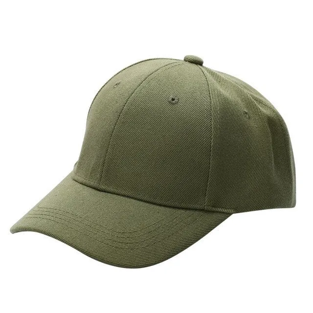 Biggest Savings Now Dont Miss Big Savings Men'S Plain Solid Color Adjustable Baseball Hats Curved Visor