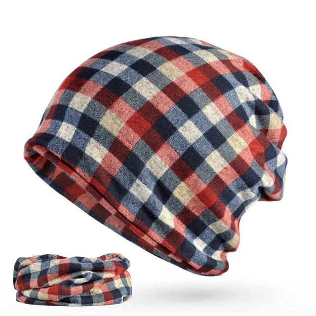 Men'S Winter Fashion Multifunction Striped Collar Scarf/Beanie Dont Wait Save Special Steal Event