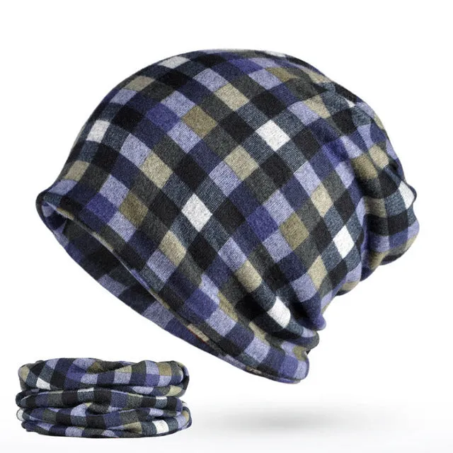 Men'S Winter Fashion Multifunction Striped Collar Scarf/Beanie Flash Sale Alert MustHave Deals