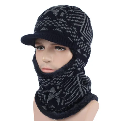 Exclusive Hot Pick Grab It Now Men'S Winter Knitted Balaclava Cap - Black,Gray,Navy