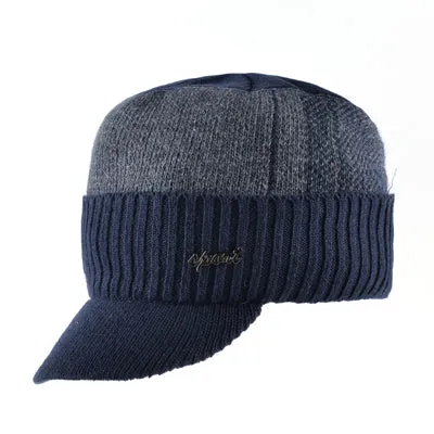Men'S Winter Knitted Baseball Caps - Black,Gray,Blue Mega Hot Offer