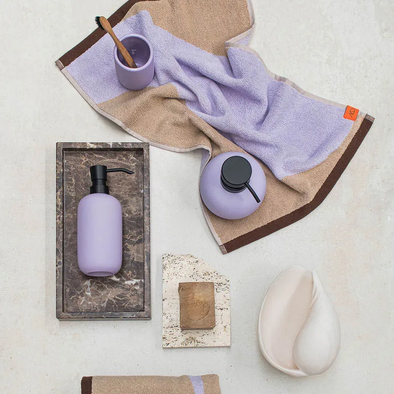 METTE DITMER Nova Arte Bath Towel, 70x133cm, Sand/Lilac