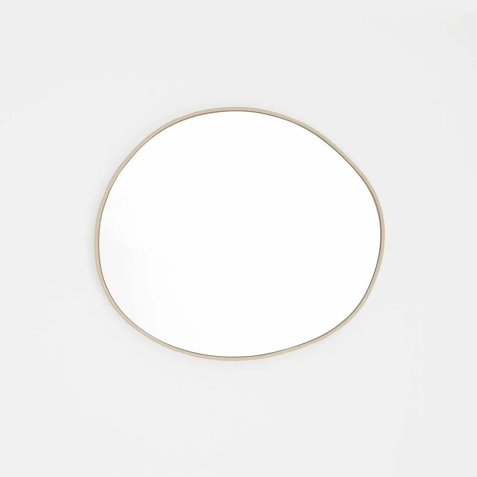 MIDDLE OF NOWHERE Organic Mirror, 70x80cm, Sand