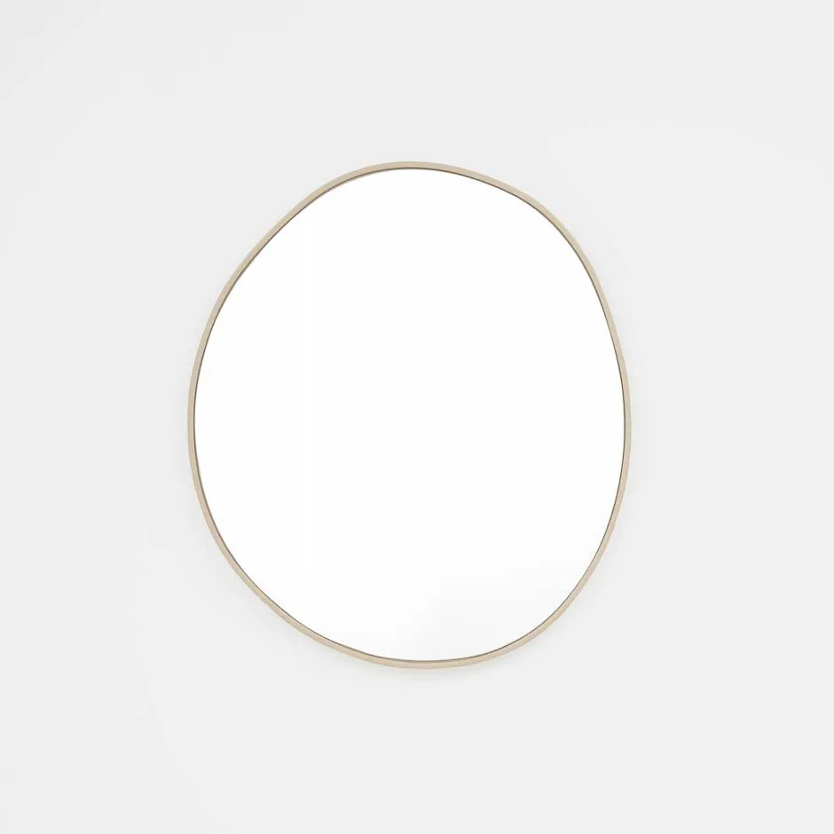 MIDDLE OF NOWHERE Organic Mirror, 70x80cm, Sand