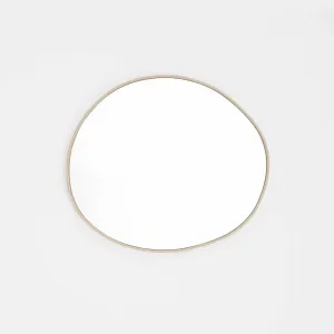 MIDDLE OF NOWHERE Organic Mirror, 70x80cm, Sand