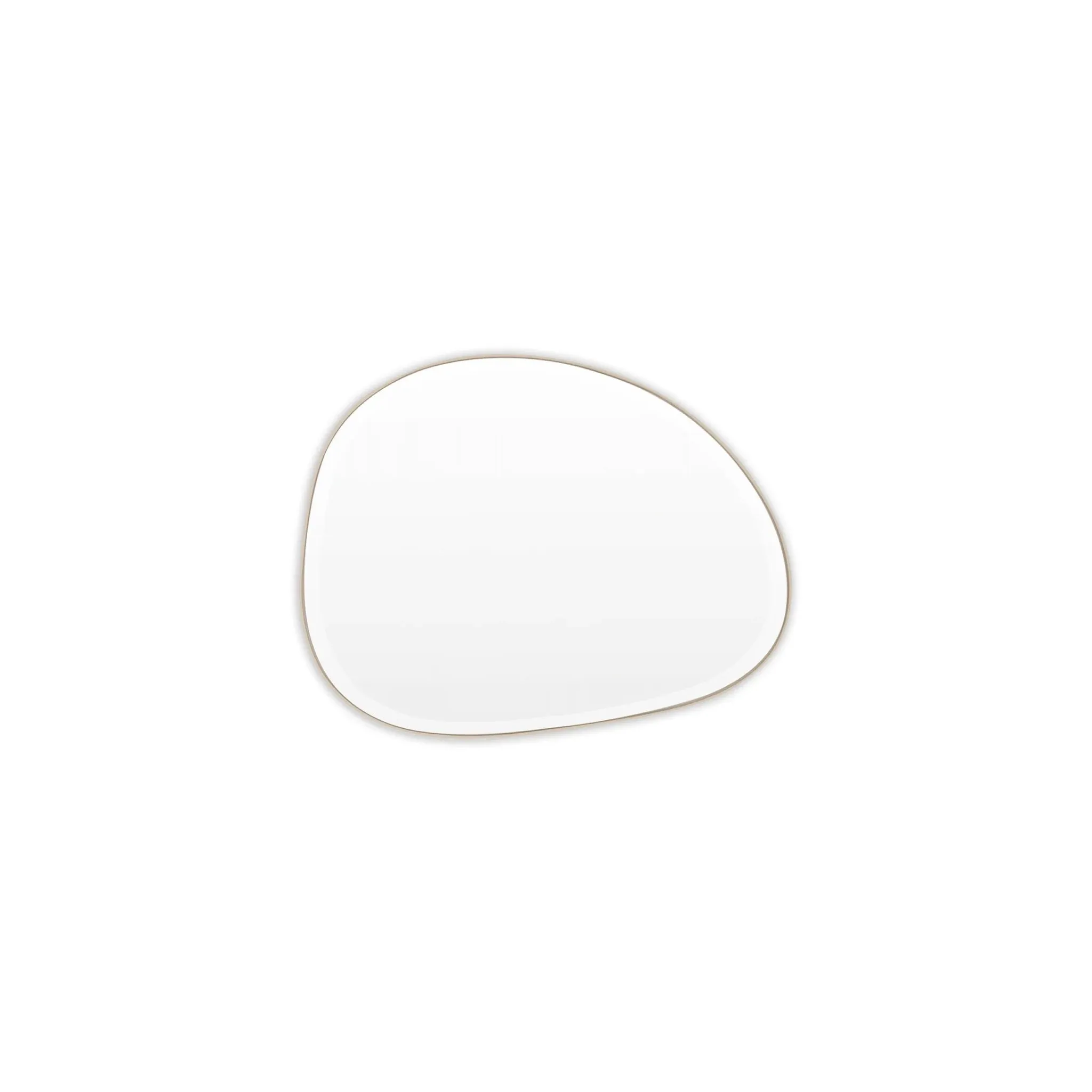 MIDDLE OF NOWHERE Pebble Mirror, Sand, 55x70cm