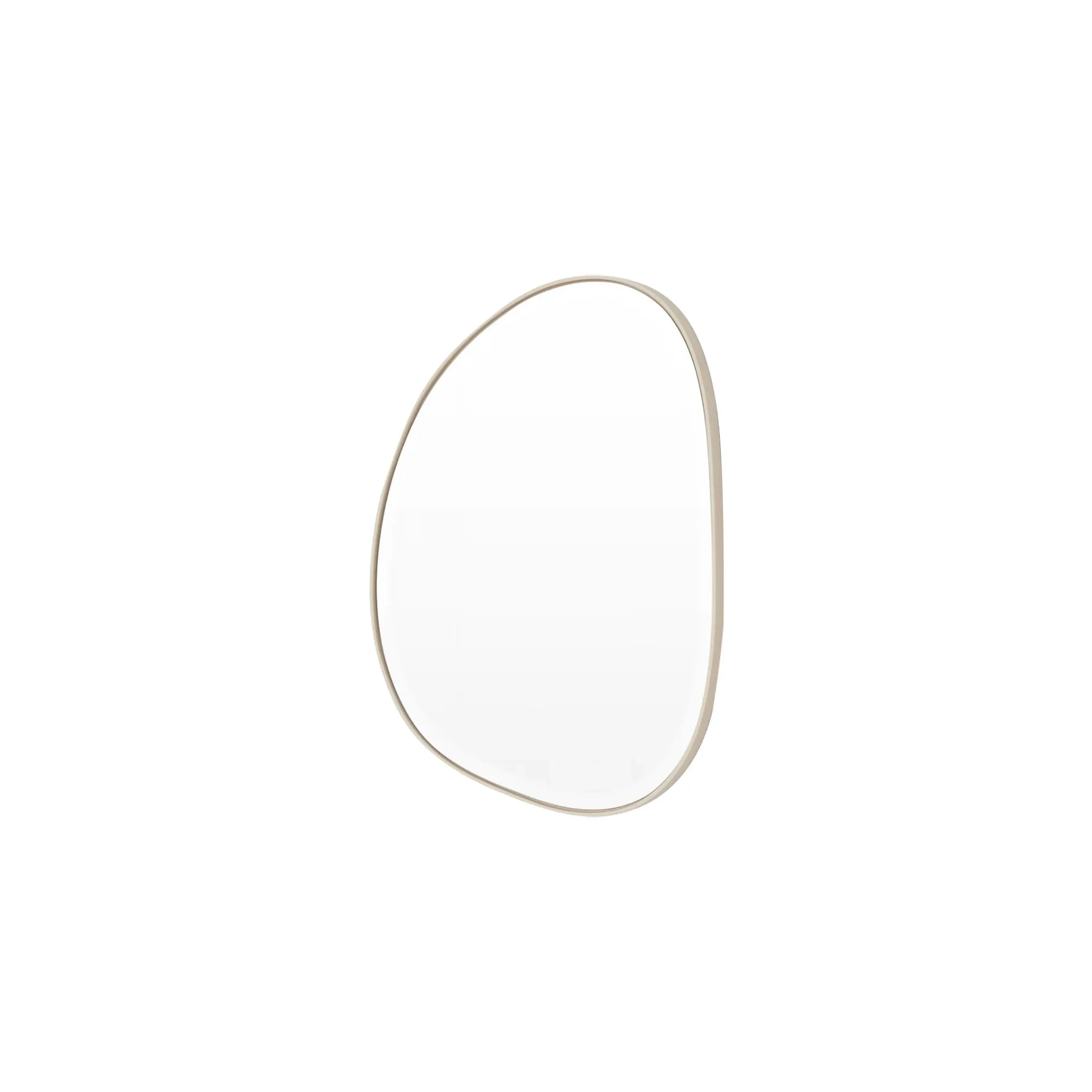 MIDDLE OF NOWHERE Pebble Mirror, Sand, 55x70cm