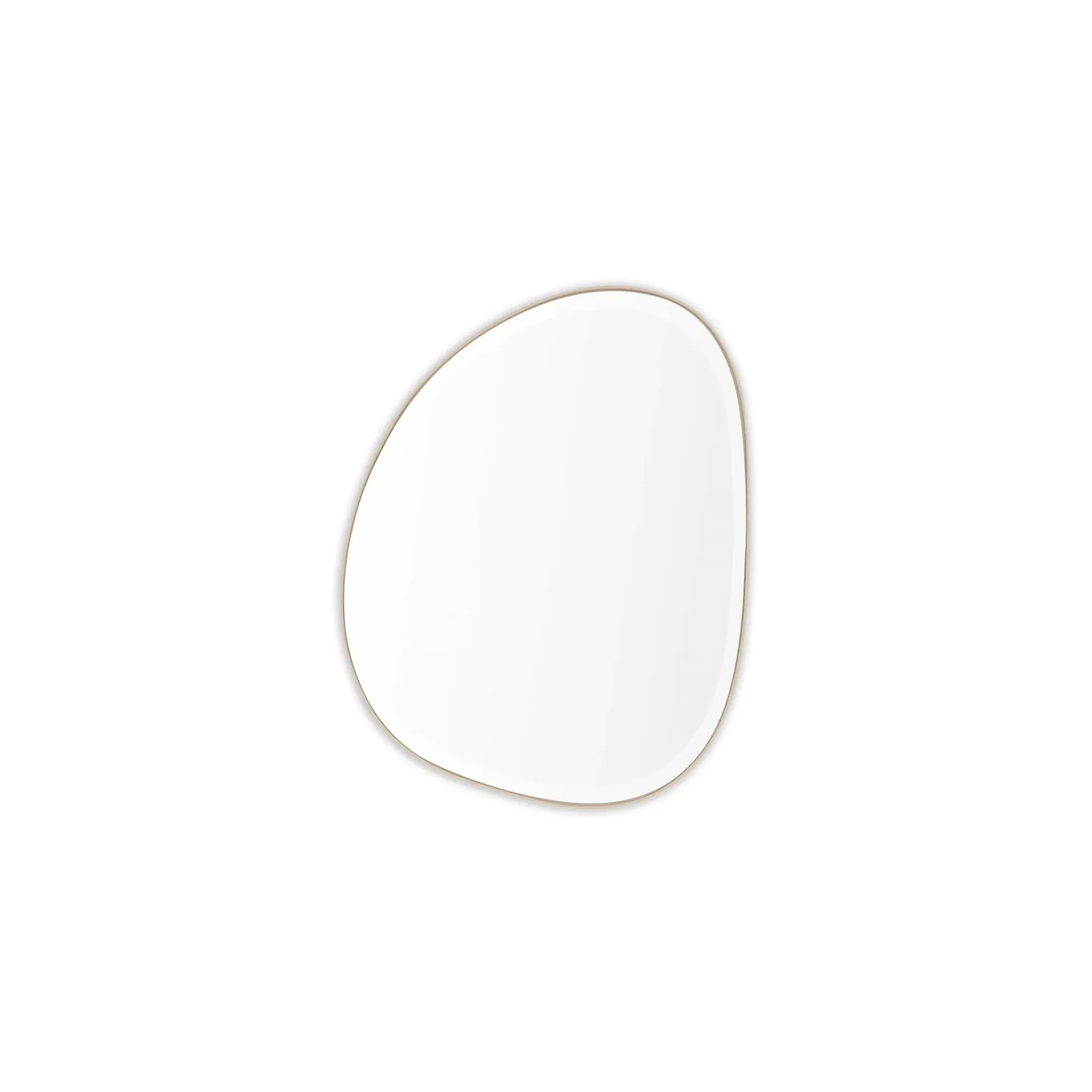 MIDDLE OF NOWHERE Pebble Mirror, Sand, 55x70cm
