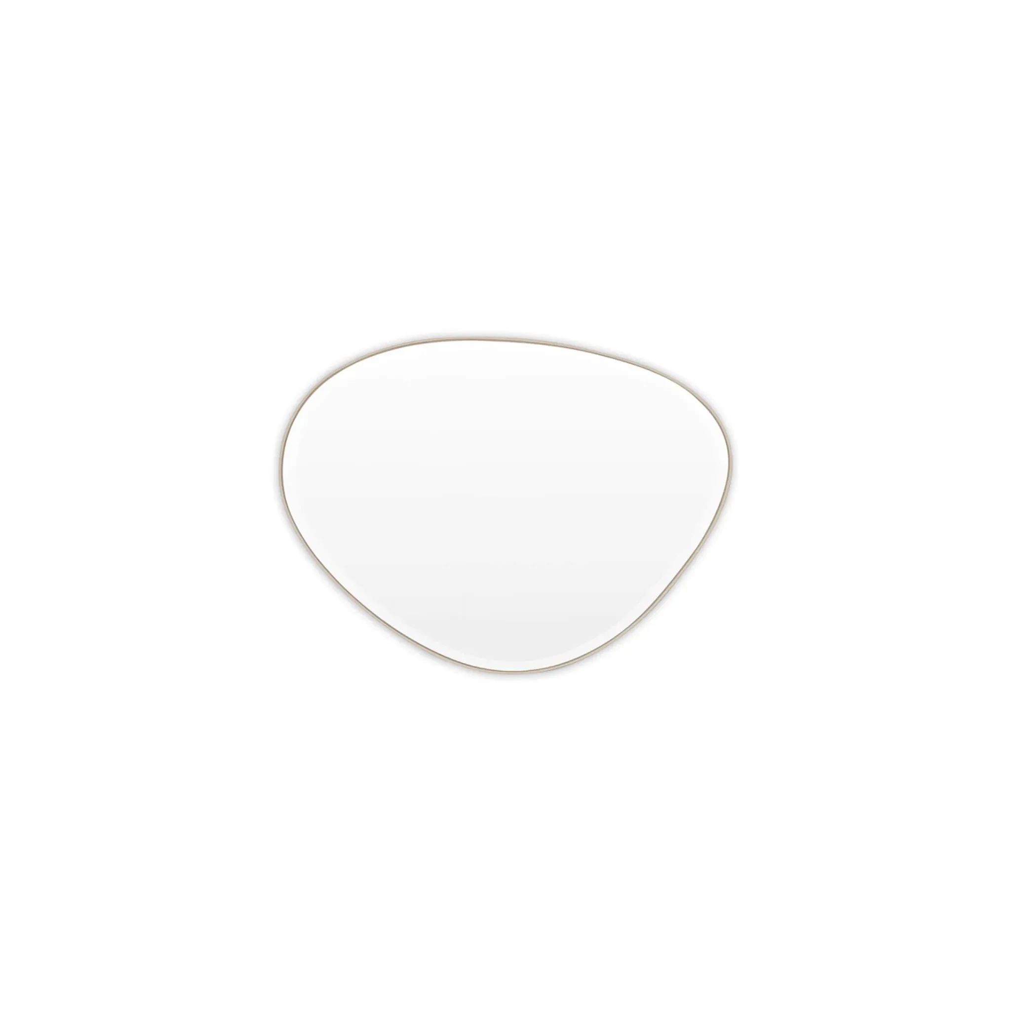 MIDDLE OF NOWHERE Pebble Mirror, Sand, 70x90cm