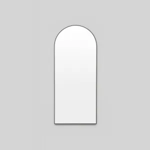 MIDDLE OF NOWHERE Simplicity Arch Mirror, Black, 65x152cm