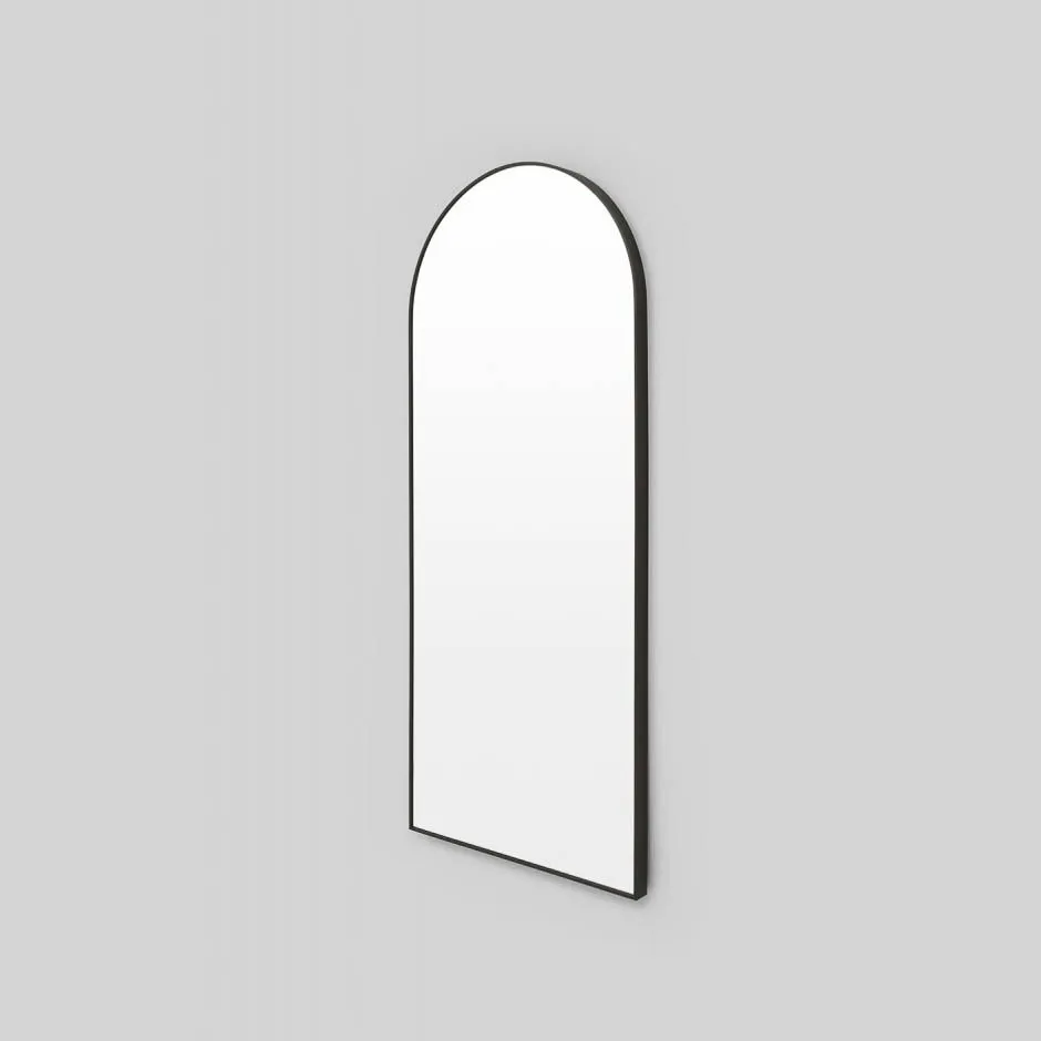 MIDDLE OF NOWHERE Simplicity Arch Mirror, Black, 65x152cm