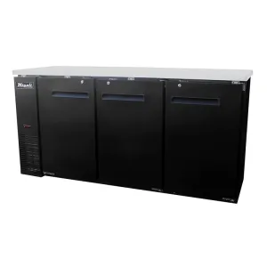 Migali - C-BB72-HC, Commercial 72" Back Bar Refrigerator 19.6 cu. ft.
