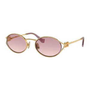 Miu Miu Mu 52Ys 5Ak06S WomenS Sunglasses C Gold, Brown Gradient Violet Lenses Special Deal Frenzy