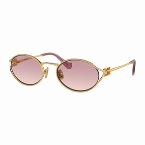 Miu Miu Mu 52Ys 5Ak06S WomenS Sunglasses C Gold, Brown Gradient Violet Lenses Special Deal Frenzy