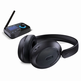 Shop Save Big Trending Now Discount Mixx Streamq Tv Headphones   Streamport Tv Black  | Sqtv-Sp-Bk-399