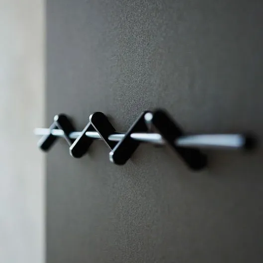 MOEBE Coat Rack, Black 70cm