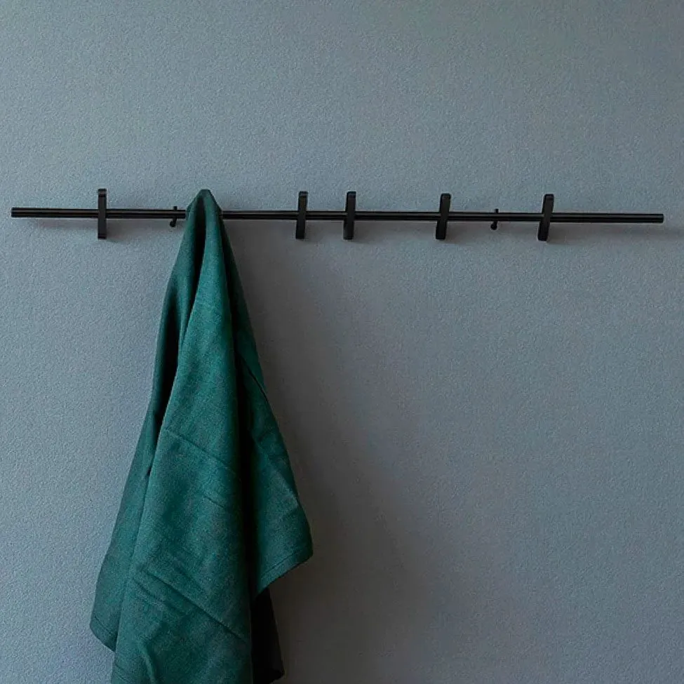 MOEBE Coat Rack, Black 70cm