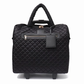 Shop Grab Now Monfere Brand Women Plaid Suitcases And Travel Rolling Bags Fiber Fashion Large Trolley Duffel