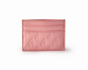 Trending Now Discount Monogram Card Holder - Mirror Pink