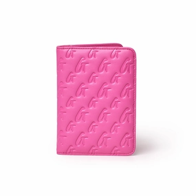 Monogram Passport Holder - Hot Pink Hot Offer Inside