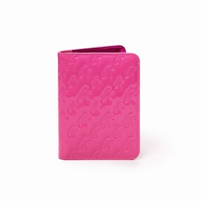 Dont Miss Hot Deals Weekend Specials Monogram Passport Holder - Mirror Hot Pink