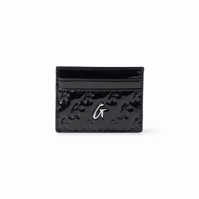 Monogram Silver Card Holder - Mirror Black GiftWorthy Sale MustHave Clearance