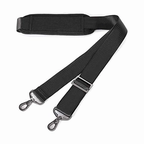 Mosiso 56 Inch Shoulder Strap, Adjustable Thick Soft Universal Replacement Non-Slip Comfort Fit Padded With Metal Swivel Hooks For Laptop Messenger Crossbody Bag Luggage/Duffel/Camera, Black Shop Hot Deals MustHave Clearance