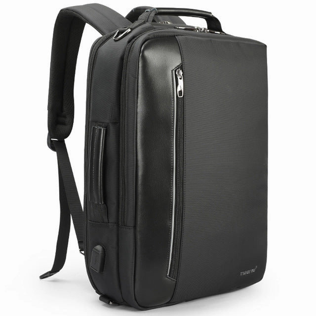 Multi-Functional Backpack For 15.6 Inch Laptop - Black,Dark Grey Special Surprise Sale